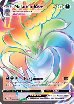 Malamar VMAX - Rebel Clash 198/192 Pokémon card