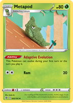 Metapod - Rebel Clash 002/192 Pokémon card