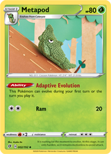 Metapod - Rebel Clash 002/192 Pokémon card
