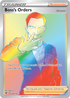 Boss's Orders - Rebel Clash 200/192 Pokémon card