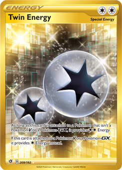 Twin Energy - Rebel Clash 209/192 Pokémon card