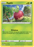 Applin - Rebel Clash 021/192 Pokémon card