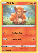Vulpix - Rebel Clash 024/192 Pokémon card