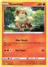 Growlithe - Rebel Clash 027/192 Pokémon card