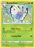 Butterfree - Rebel Clash 003/192 Pokémon card