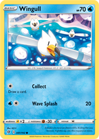 Wingull - Rebel Clash 041/192 Pokémon card
