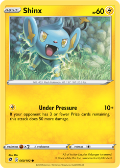 Shinx - Rebel Clash 060/192 Pokémon card