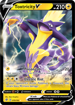 Toxtricity V - Rebel Clash 070/192 Pokémon card