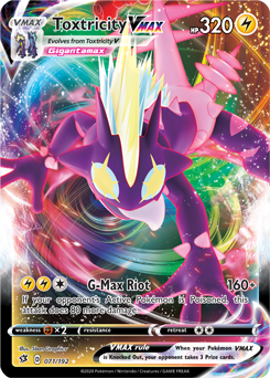 Toxtricity VMAX - Rebel Clash 071/192 Pokémon card