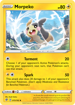 Morpeko - Rebel Clash 073/192 Pokémon card
