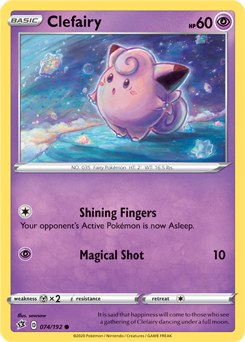 Clefairy - Rebel Clash 074/192 Pokémon card