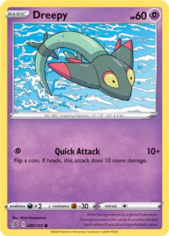 Dreepy - Rebel Clash 089/192 Pokémon card