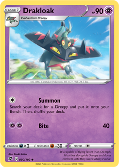 Drakloak - Rebel Clash 090/192 Pokémon card