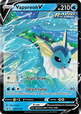 Vaporeon V promo card – sealed promo from Eevee Evolutions Premium Collection