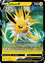Jolteon V promo card – Pokémon TCG foil card included in Evolutions box