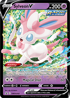 Sylveon V promo card – sealed promo card from Premium Collection