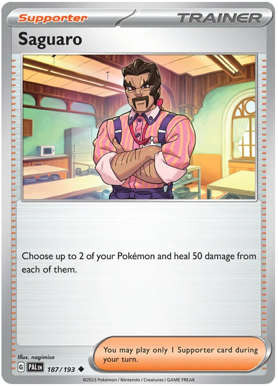 Saguaro Paldea Evolved Single Pokemon Card