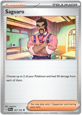 Saguaro Paldea Evolved Single Pokemon Card