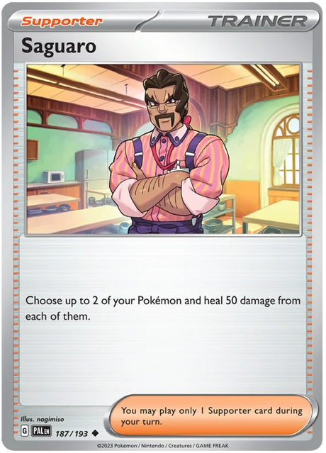 Saguaro Paldea Evolved Single Pokemon Card