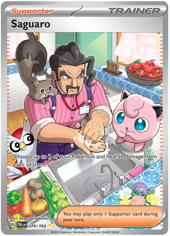 Saguaro Special Illustration Rare Paldea Evolved Single Pokemon Card