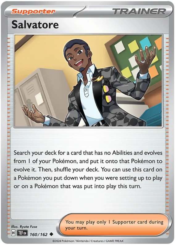 Salvatore Temporal Forces Pokemon Single 160/162