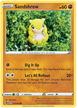 Sandshrew Fusion Strike Pokemon Card Singles 131/264