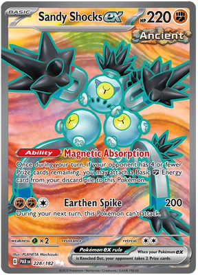 Sandy Shocks ex Full Art Paradox Rift Single Pokemon Card 228/182