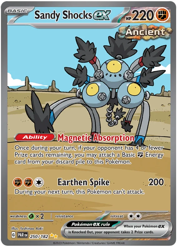 Sandy Shocks ex Special Illustration Rare Paradox Rift Single Pokemon Card 250/182