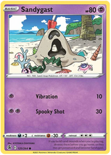 Sandygast Fusion Strike Pokemon Card Singles 125/264
