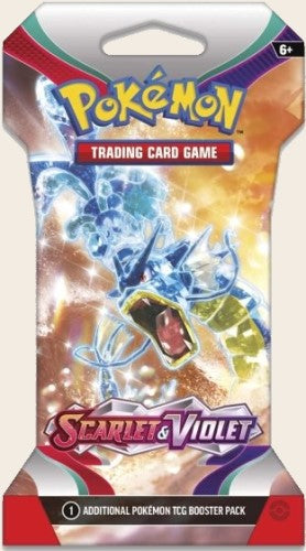 Pokemon Scarlet & Violet Sleeved Booster Pack Gyarados