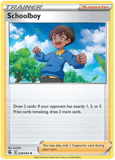 Schoolboy Fusion Strike Pokemon Card Singles 238/264