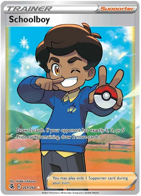 Schoolboy Fusion Strike Pokemon Card Singles 261/264