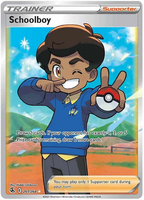 Schoolboy Fusion Strike Pokemon Card Singles 261/264