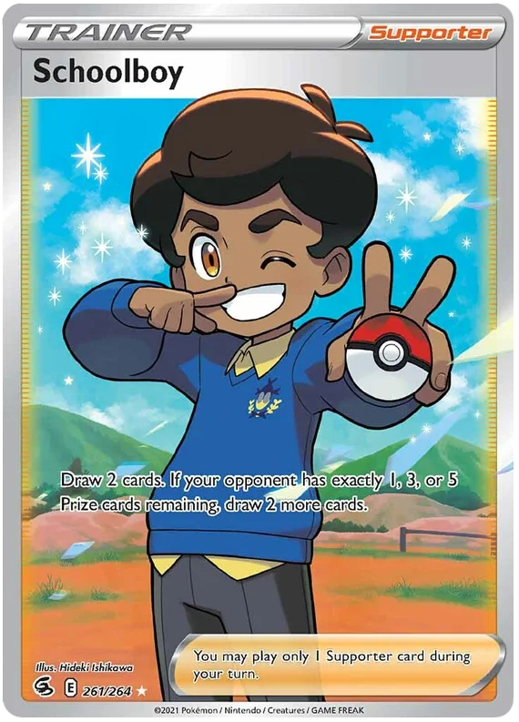 Schoolboy Fusion Strike Pokemon Card Singles 261/264