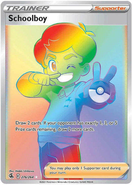 Schoolboy Fusion Strike Pokemon Card Singles 276/264
