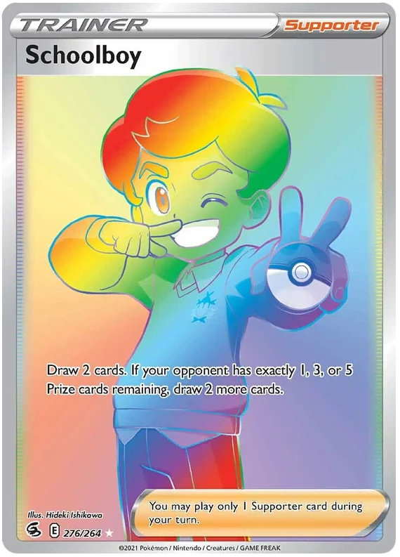 Schoolboy Fusion Strike Pokemon Card Singles 276/264