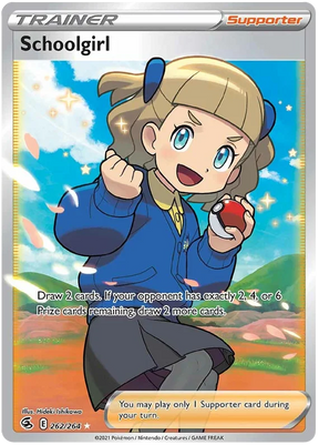 Schoolgirl Fusion Strike Pokemon Card Singles 262/264