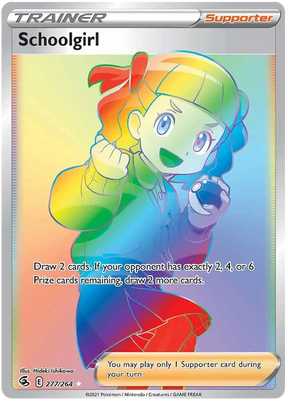 Schoolgirl Fusion Strike Pokemon Card Singles 277/264