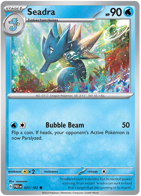 Seadra Paradox Rift Single Pokemon Card 031/182