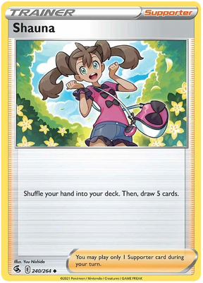 Shauna Fusion Strike Pokemon Card Singles 240/264