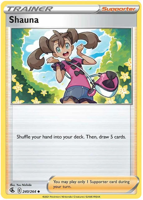 Shauna Fusion Strike Pokemon Card Singles 240/264
