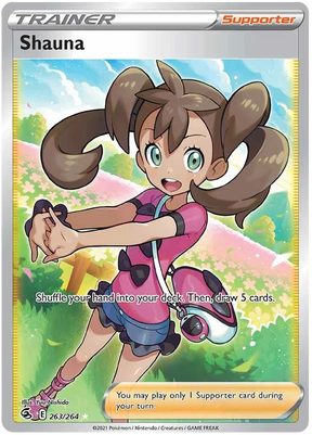 Shauna Fusion Strike Pokemon Card Singles 263/264