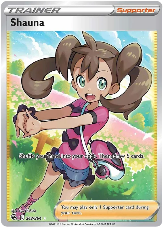 Shauna Fusion Strike Pokemon Card Singles 263/264