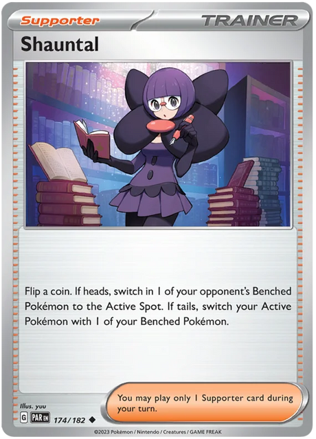 Shauntal Paradox Rift Single Pokemon Card 174/182