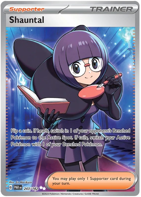 Shauntal Full Art Paradox Rift Single Pokemon Card 243/182
