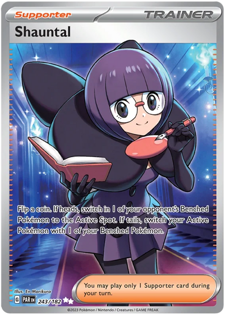 Shauntal Full Art Paradox Rift Single Pokemon Card 243/182