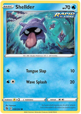 Shellder Fusion Strike Pokemon Card Singles 050/264