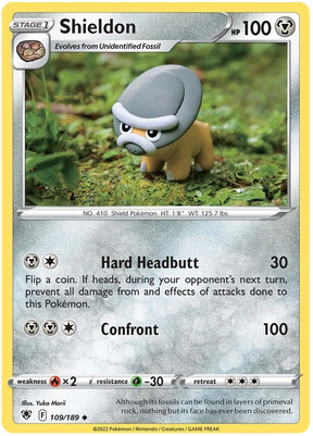 Shieldon Astral Radiance Pokemon Card Singles 109/189