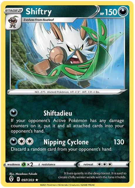 Shiftry 097/203 - Pokemon TCG Evolving Skies card