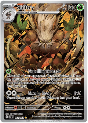 Shiftry Temporal Forces Pokemon Single 163/162